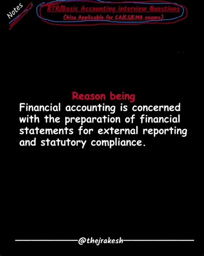 Explanation | What Management accountant does vs what financial accountant does