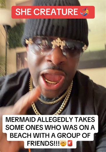 Man claims a mermaid or siren took his friend while they wate were on a beach at night!!!🤯🧜‍♀️ #mermaids #siren #mermaidtiktok #conspiracytiktok #beach