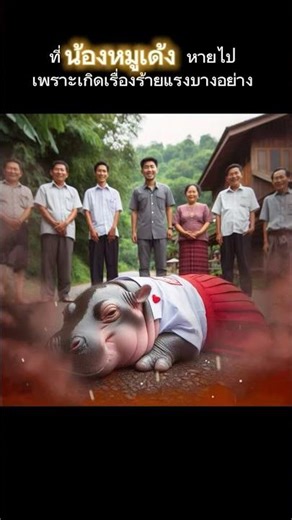 Something bad happened to Nong Moo Deng.