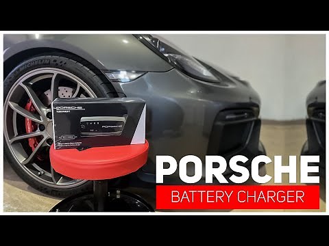 PORSCHE BATTERY CHARGER UNBOXING - BATTERY MAINTAINER