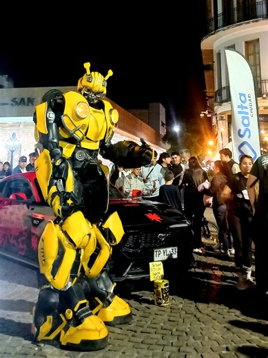 Lo vieron? 😍 #bumblebee #transformers #autosdeportivos #salta @Nuclear