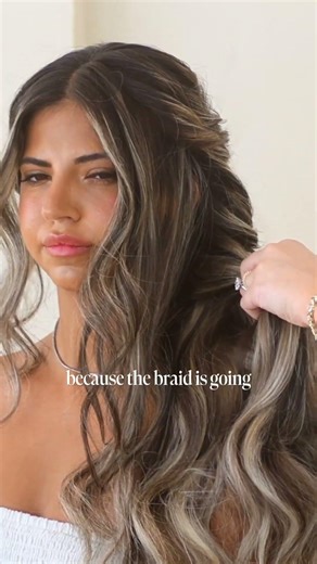 Voluminous Side Braid Tutorial | Ashley Glazer