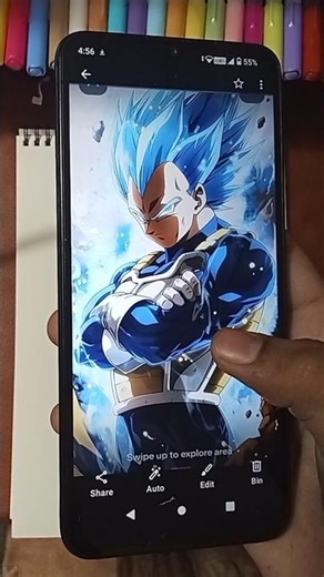 ✨vegeta drawing✨from dragon ball z ||simarv|| #artist#shorts