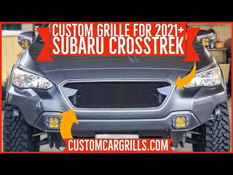 Subaru Crosstrek 2021 - 2023 Upper Mesh Grill Installation How-To by customcargrills.com