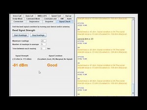 Measure signal strength in Quectel modules