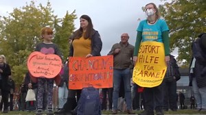 Hundreds protest in Berlin as the cost of living continues to rise