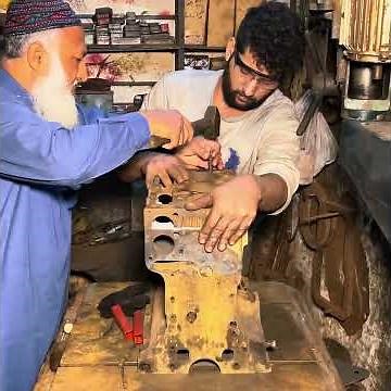 Saving a Scrap Engine Block: The Art of Old-School Reconditioning!