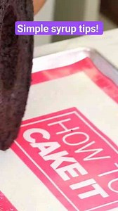 Did you know this about simple syrup on your cakes?