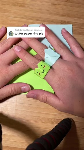 Lisa Likes Paper Rings Post It Tutorial