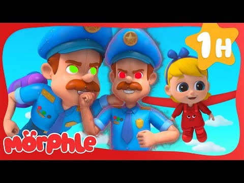 🦸‍♀️Superhero Mila Chase RoboFreeze❄️ | Morphle 1 Hour | Moonbug Kids - Fun Stories and Colors