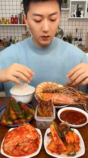 Korean Food Mukbang | Eat With Me 😋 Kimchi brother #foodshorts #shortsvideo #KoreanFood