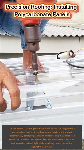 Precision Roofing: Installing Polycarbonate Panels