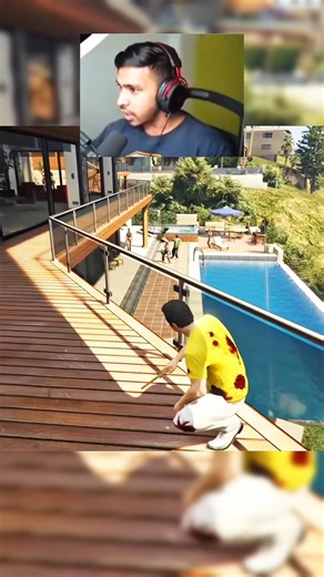 ‪@TechnoGamerzOfficial‬ techno gamerz and frankly fighting with gang in GTA V ‪@UjjwalGamer‬