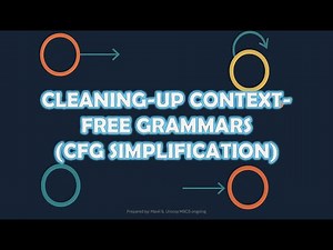Cleaning-Up Context-Free Grammars (CFG Simplification)