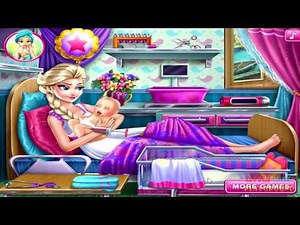 Frozen Princess Elsa Birth Care - Disney Games For Girls SxHarbin Jodi