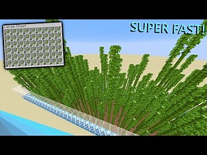 Minecraft 1.16+ HUGE Bamboo Farm Tutorial | Fully Automatic!