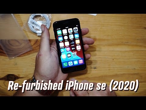 I bought a Re-furbished iPhone SE (2020) from Back Market