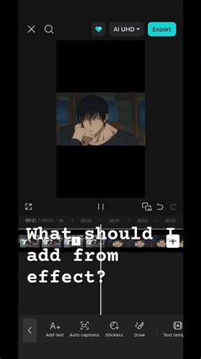 What should I or should I add effects