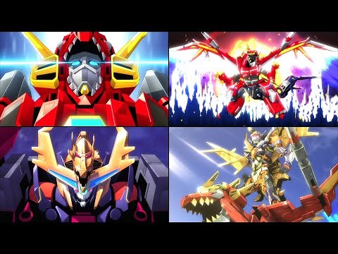 SSSS.DYNAZENON ALL COMBINATIONS (GATTAI SEQUENCES)l ダイナゼノン 全合体集 [ダイナレックス カイゼルグリッドナイト ダイナソルジャー etc.]