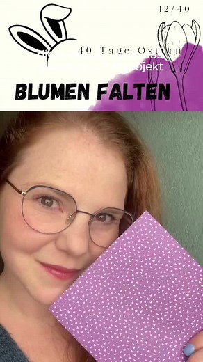 Origami-Anleitung: Schöne Blumen aus quadratischem Papier falten