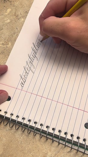 Alphabet challenge #lettering #calligraphy #cursive #fyp #handwriting