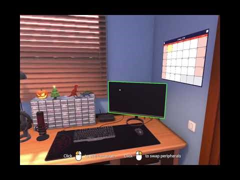 PC Building Simulator: Replacing PC Monitor and It's Peripherials - VAN TV