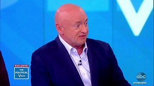 U.S. Senate candidate Mark Kelly reacts to the impeachment inquiry into Pres. Trump and the transcript of his call with the Ukrainian president: “I swore an oath to support and defend the constitution and the United States. The president did that as well." https://abcn.ws/2mCKiQy | The View