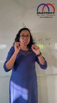 30° & 60° Trigonometric Values Without Memorizing Tables | JEE/NEET Maths