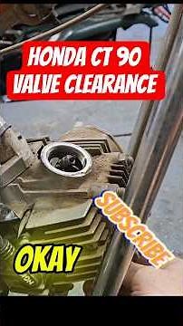 🔧 Honda Ct90 🛵 🏍 Retro Vintage Valve Adjustment How to Done Right