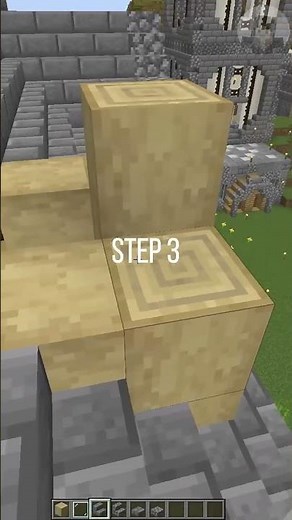 Minecraft Dormer in Three Easy Steps #Shorts