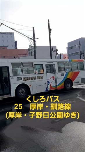 北海道釧路市中心部 釧路駅前バスターミナルにてくしろバス撮影。