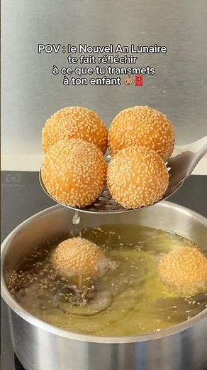 Chinese recipe for sesame balls filled with sweet red bean paste 🇨🇳