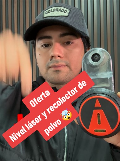 Nivel láser 2 en 1 en oferta por tiempo limitado Nivel láser y recolector de polvo Nivel láser con recolector de polvo #ReyesMagosEnTikTokShop #nivellaser #nivellaserverde #herramientas #laser