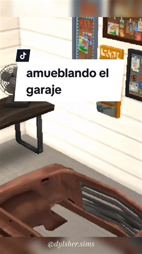 Amuebla tu garaje en Los Sims Móvil