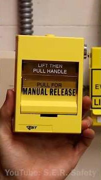 Emergency Release Pull Station Demonstration! | EST 278A-REL