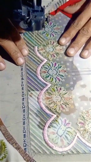 Cutwork Embroidery Design//Machine Work #trending #viral #fashion #sewing