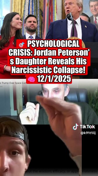 🎯 PSYCHOLOGICAL CRISIS: Jordan Peterson's Daughter Reveals His Narcissistic Collapse! 🧠 #JordanPeterson #MentalHealth #Narcissism