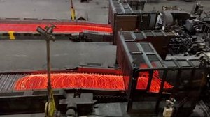 Today we're bringing you a view from inside #Scunthorpe Rod Mill. Here wire rod is pushed down the line in an almost hypnotic motion. #BuildingStrongerFutures #PridePassionPerformance | British Steel