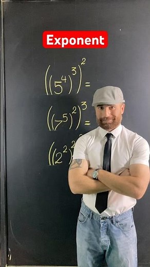 Exponent #math #mathematics #mathhacks #exponents