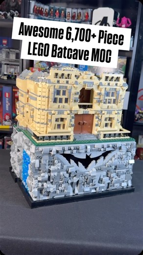 MiniSuperHeroesToday on Instagram: "LEGO Ultimate Wayne Manor / Batcave MOC Review 💥 This incredible fan-made model was designed by @cadepopkin , and you can get the instructions to build this yourself from Rebrickable! 💥 #lego #legobatman #batman #dccomics #legoreview"