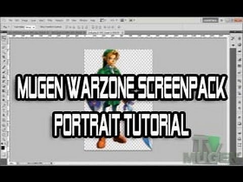Mugen Warzone ScreenPack Character Portrait Tutorial (Adobe Photoshop CS5)