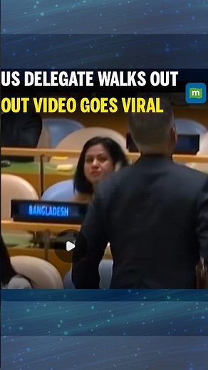 US delegate walks out during Iranian president's UN speech; Video sparks Buzz