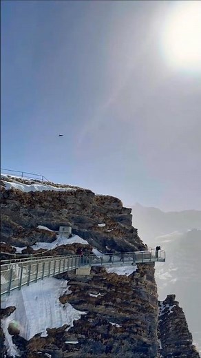 📍Cliff Walk at Grindelwald First, Switzerland🇨🇭#switzerland #grindelwald #cliffwalk