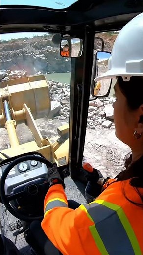 POV: Operating a Front-End Loader in a Quarry! 🪨