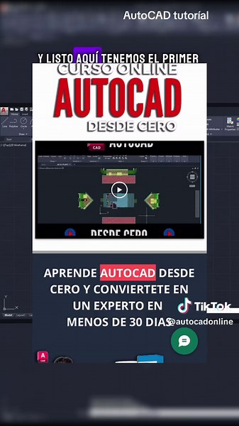 Aprende a utlizar Autocad curso gratis para primcipiantes 🚀#autocad #autocadtips #autocadonline #estudiantesarquitectura #cursosonline #dibujoarquitectónico #diseñoarquitectonico #estudiantesarquitectura #ingenieriacivil #ingenieria
