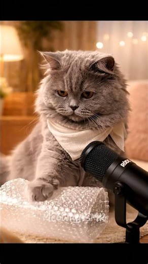 Satisfying Cat ASMR ✦ Slow Bubble Wrap Sounds