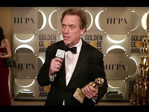 Backstage with Hugh Laurie - 74th Golden Globe Award Winner
