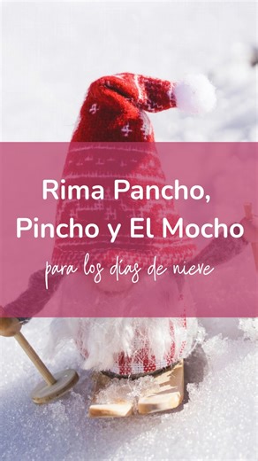 ✨ Pancho, Pincho y Moncho ✨ Se ponen su poncho y… zas, zas, zas, por la nieve se deslizan muy de prisa, muy de prisa! 💡 Beneficios Los movimientos con sonidos fricativos (zas, prisa, chas) estimulan la circulación y dan calor. Además, cuando el niño hace la rima y la pinza, esto ayuda a articular el sonido P y a controlar el cierre de la boca. Esto último también ayuda a detectar reflejos retenidos si la mano pasiva se mueve cuando el niño hace la pinza. 📣 Taller en Madrid: 🗓 7 de febrero · 1
