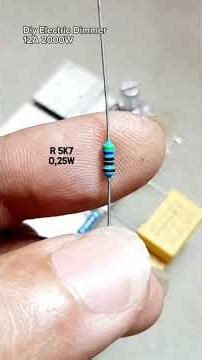 Cara membuat dimmer 2000 watt untuk mengatur kecepatan mesin gerinda