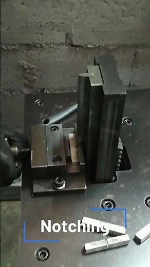 HOW TO V-NOTCH CHARPY IMPACT SAMPLES WITH MANUAL V-NOTCHING MACHINE IN WORKSHOP